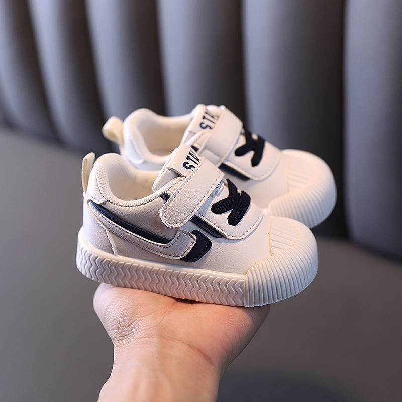 Baby Sneakers for Girl Boy Anti-Slip Lightweight Walking Shoes-Blue