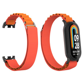 Nylon Sports Strap with Adjustable Metal G-hook for Mi 8 Watch-Orange B