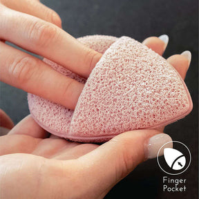 5 Pcs Water Droplet-shaped Gentle Exfoliating Facial Sponges Reusable Makeup Puff