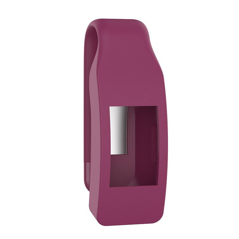 Clip Holder Replacement for Fitbit Inspire HR Soft Silicone Sport Wireless Strap Accessories for Fitbit Inspire HR For Fitbit Inspire HR-Wine Red
