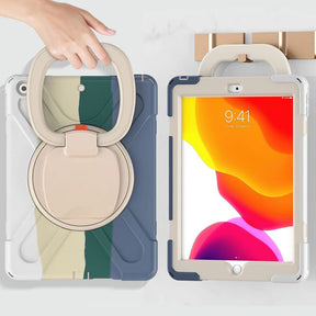 B-OnePiece Tablet Case+Neck Strap For Samsung Galaxy Tab S6 Lite 10.4inch-Colorful&Green