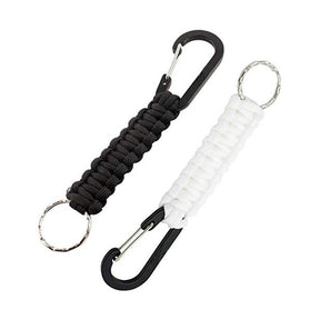 2 Pcs Paracord Keychain with Carabiner for Backpack Camping-10