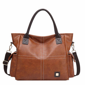 Large Hobo Handbags for Women Sturdy Top Handle Shoulder Bags with Adjustable Strap-Brown