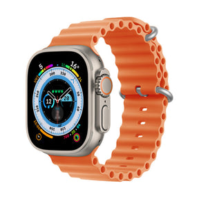 Sport Ocean Bands Compatible with Apple Watch 8 Ultra-Orange