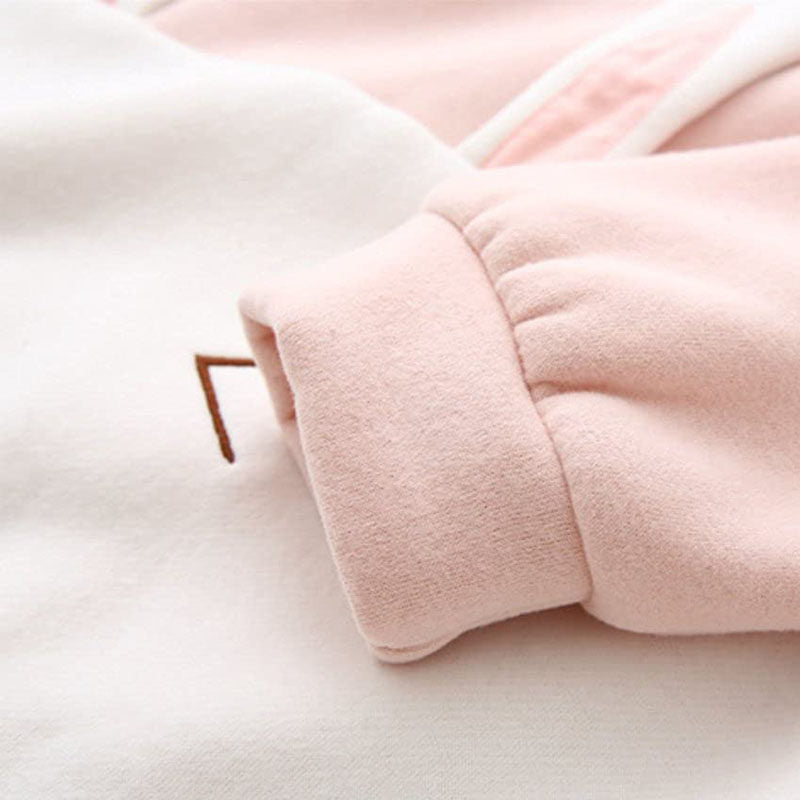 Girls Cute Bunny Sweatshirt Winter Long Sleeve Tops Hoodies