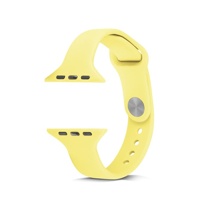 XMY Soft Silicone Watch Band For Apple iWatch Series-Yellow