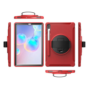 Spider Man 3-Layer Heavy Duty Case For Samsung Tab S6 10.5inch T860/T865/T867 2019-Red