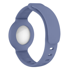 Apple Airtags Watch Strap Silicone Protective Sleeve-Lavender