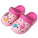 Toddler Sandals Boys Girls Cute Cartoon Kids Slippers-Pink