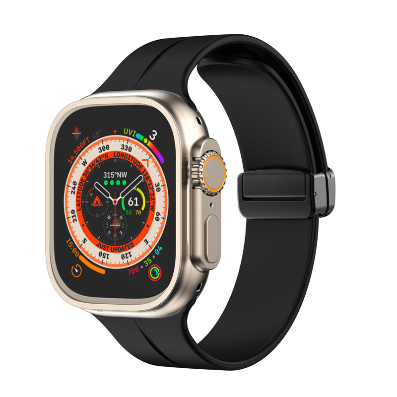 Magnetic Sports Band with Quick Release Soft Silicone for Apple Watch-3