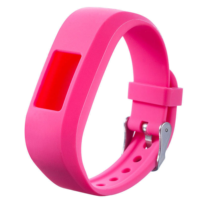 Silicone Replacement Watch Band For Garmin Vivofit 3-Pink