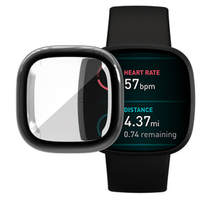 Soft TPU Watch Case For Fitbit Versa3/Sense-Black