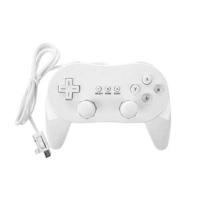 Classic Pro Controller Gamepad Joystick for Wii-White