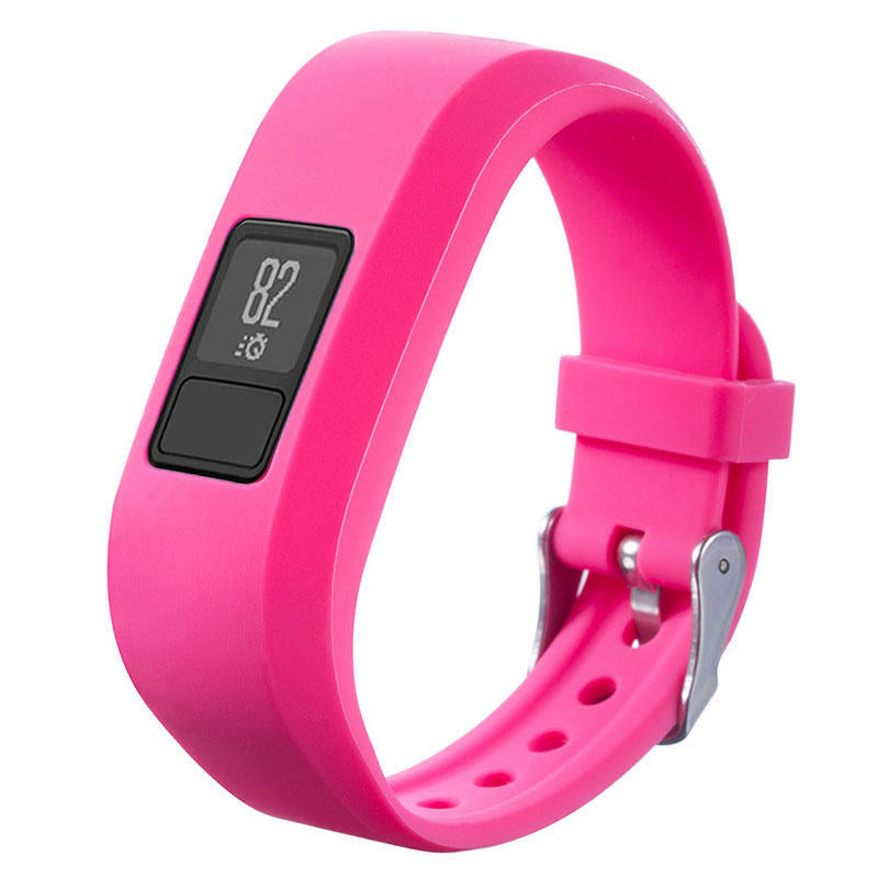 Silicone Replacement Watch Band For Garmin Vivofit 3-Pink