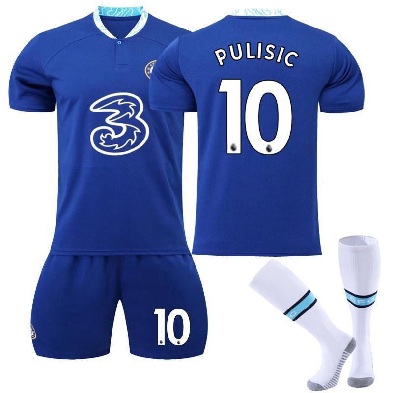 PULISIC #10 Chelsea Home Jersey 2022/23 Soccer Jersey Kit For Adult Kids