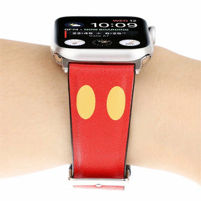 Cartoon Leather Watch Band for Apple Watch Series SE/6/5/4/3/2/1-C