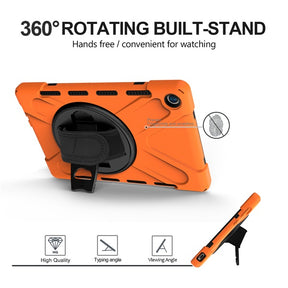 OnePiece Tablet Case Heavy Duty Anti-fall Protective Cover Bulit-in Kickstand For HuaWei MediaPad M6 10.8inch 2019/Matepad 10.8inch-Orange
