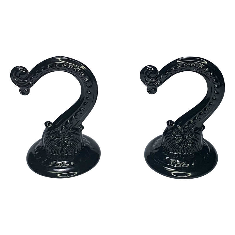 2 Pack Ceiling Hooks Heavy Duty Swag Hook with Hardware for Hanging Plants - Black