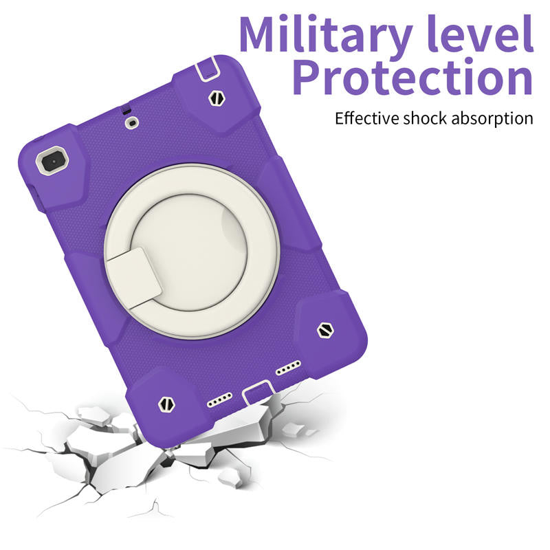 iPad Case For iPad 9.7/Air 2 with 360¡ãSwivel Stand-Catharanthus Roseus