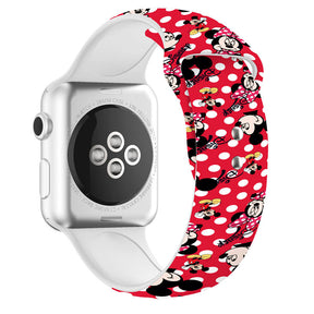 Soft Silicone Cartoon Mickey Mouse Bands for Apple Watch Series SE/6/5/4/3/2/1-C7