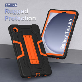 ShockProof Tablet Case with Stand for Samsung Galaxy A9 8.7 Inch-BlackOrange