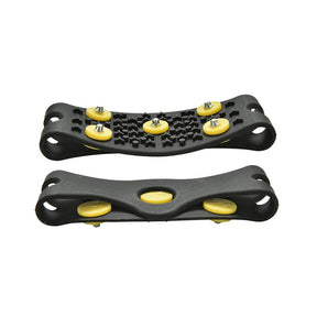 2 Pairs Anti Slip Climbing Crampon Spikes Shoes Ice Gripper Shoes Covers