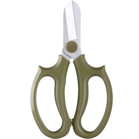 Floral Scissors Premium Steel Garden Plant Trimming Tools for Gardening Flower Arrangement -Green