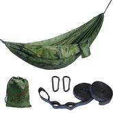 Camping Portable Hammocks with 2 Tree Straps for Travel Beach Backyard-Camouflage