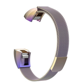 Magnetic Milanese Stainless Steel Strap  For Fitbit Alta/Alta HR Fashion Accessorie-Colorful