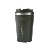 Travel Coffee Cup with Seal Lid Reusable Insulated Tumbler-Green