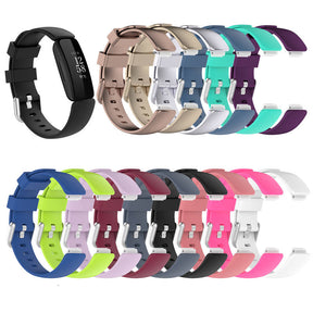 Sport Strap For Fitbit Inspire 2 Silicone Loop Smart Watch Accessories-Wine Red