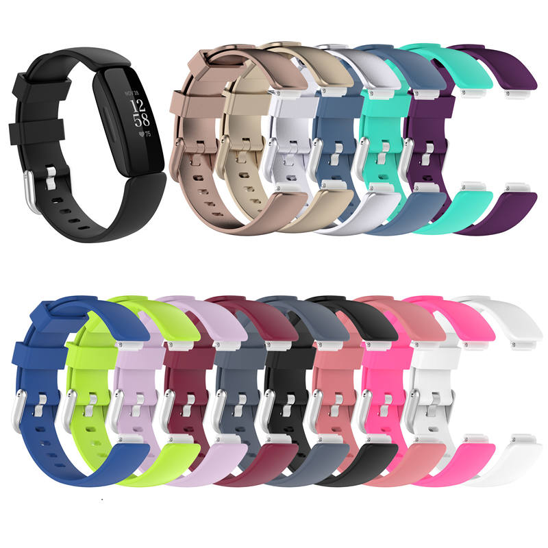 Sport Strap For Fitbit Inspire 2 Silicone Loop Smart Watch Accessories-Wine Red