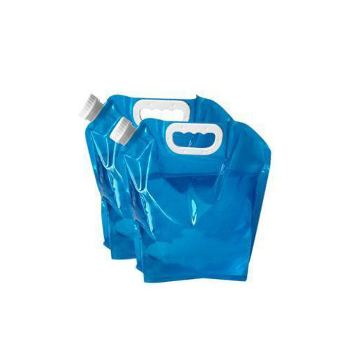Collapsible Water Tank Container Bag BPA Free Outdoor Folding Water Storage Carrier-Blue