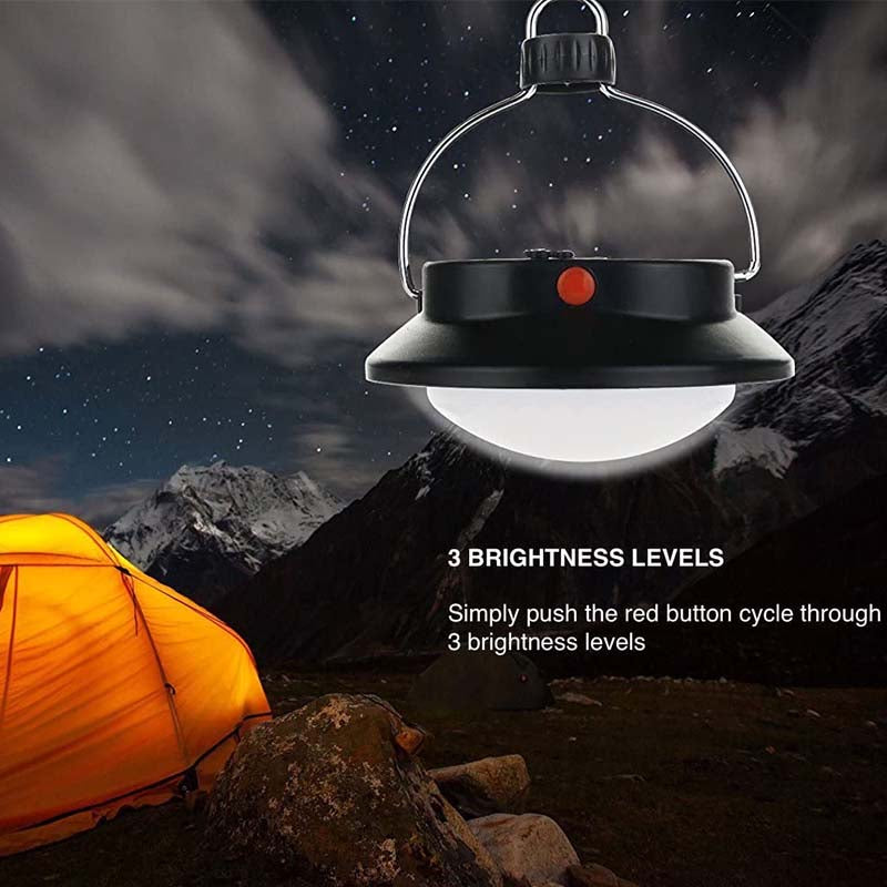 LED Portable Camping Tent Light Super Bright with 3 Light Modes with Carabiner