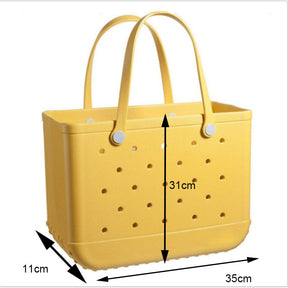 Waterproof Washable Tote For Beach Boat Pool Work School Sports-Yellow