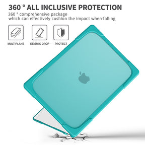 Anti Fall Case Breathable Compatible with Macbook Air 15 2023 A2941-LightBlue