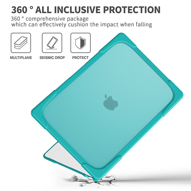 Anti Fall Case Breathable Compatible with Macbook Air 15 2023 A2941-LightBlue