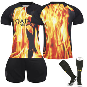 Paris Flame Special Edition Jersey for Kids Adults 3-Pieces Outfits