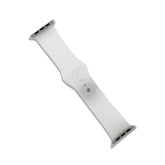 Transparent Silicone Watch Band For Apple Watch SE/6/5/4/3/2/1(White)