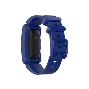 Silicone Watch Band For Fitbit Inspire/Inspire HR/ACE 2-Navy Blue