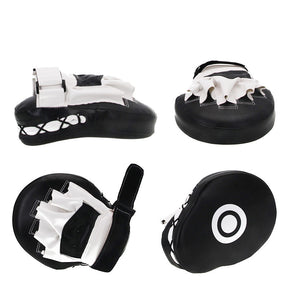 Boxing Curved Focus Punching Mitts Thickening Leatherette Training Hand Pads for Karate Gym