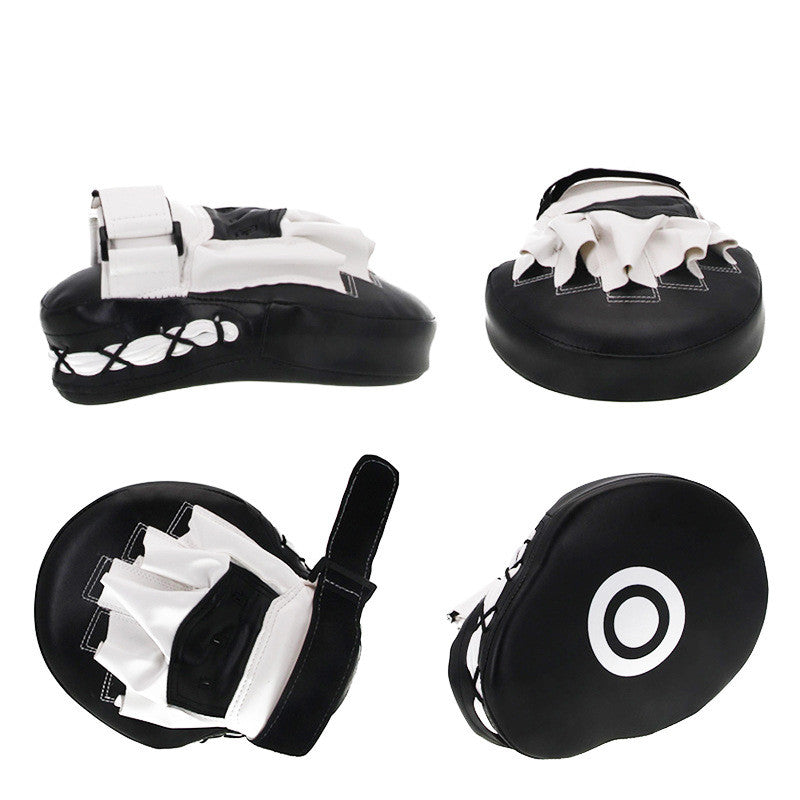 Boxing Curved Focus Punching Mitts Thickening Leatherette Training Hand Pads for Karate Gym