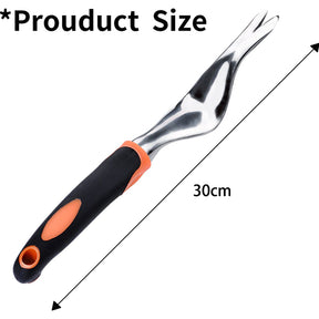 Home & LivingHand Weeder Tool Garden Weeding Tools with Ergonomic Handle Easy for Weed Removel Manual Weed Puller Bend for Garden Lawn Yard -Orange
