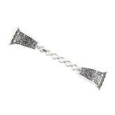 Retro Hollow Metal Watch Band For Apple Watch SE/6/5/4/3/2/1(Silver2)