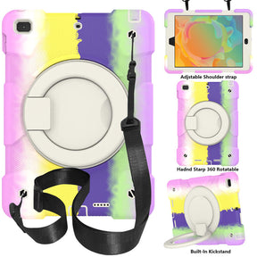 iPad Case For iPad 9.7/Air 2 with 360¡ãSwivel Stand-Colorful Purple