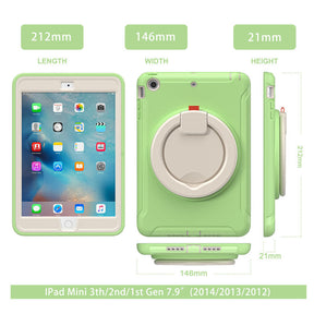 CowKing iPad Case For iPad Mini 1 2 3 With Handle Grip-Matcha Green