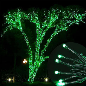 Solar Christmas Lights 72ft 200 LED 8 Modes Solar String Lights Waterproof-Green