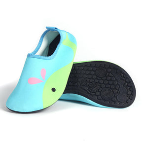 Baby Boys Girls Water Shoes Non-Slip Swim Shoes Barefoot Skin Aqua Socks for Beach-Green