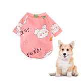 Pet Clothes for Cats and Dogs Cute Cartoon Clothing Two-legged Style-C