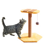 Honeycomb Cat Scratching Post Cat Tree with Sisal Covered